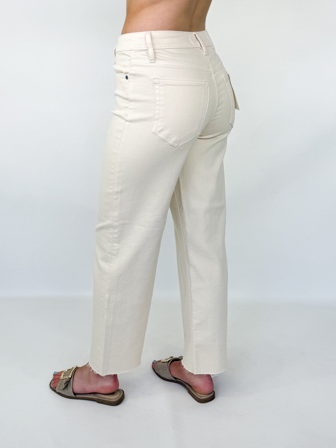 Logan - Dad Jeans (Cream)