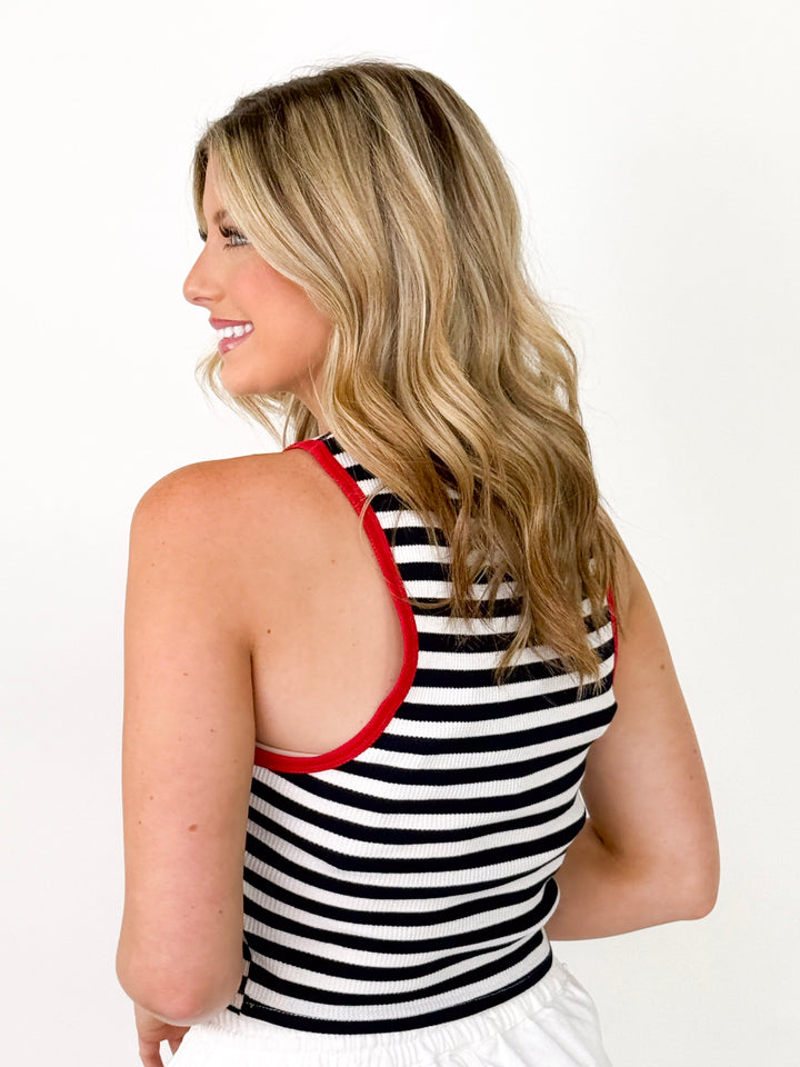 Peyton - Striped Tank Top