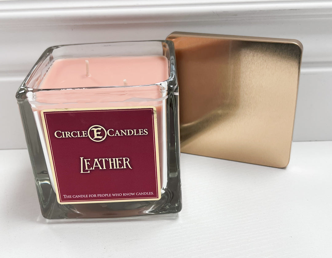 Circle E - Leather Candle 22oz.
