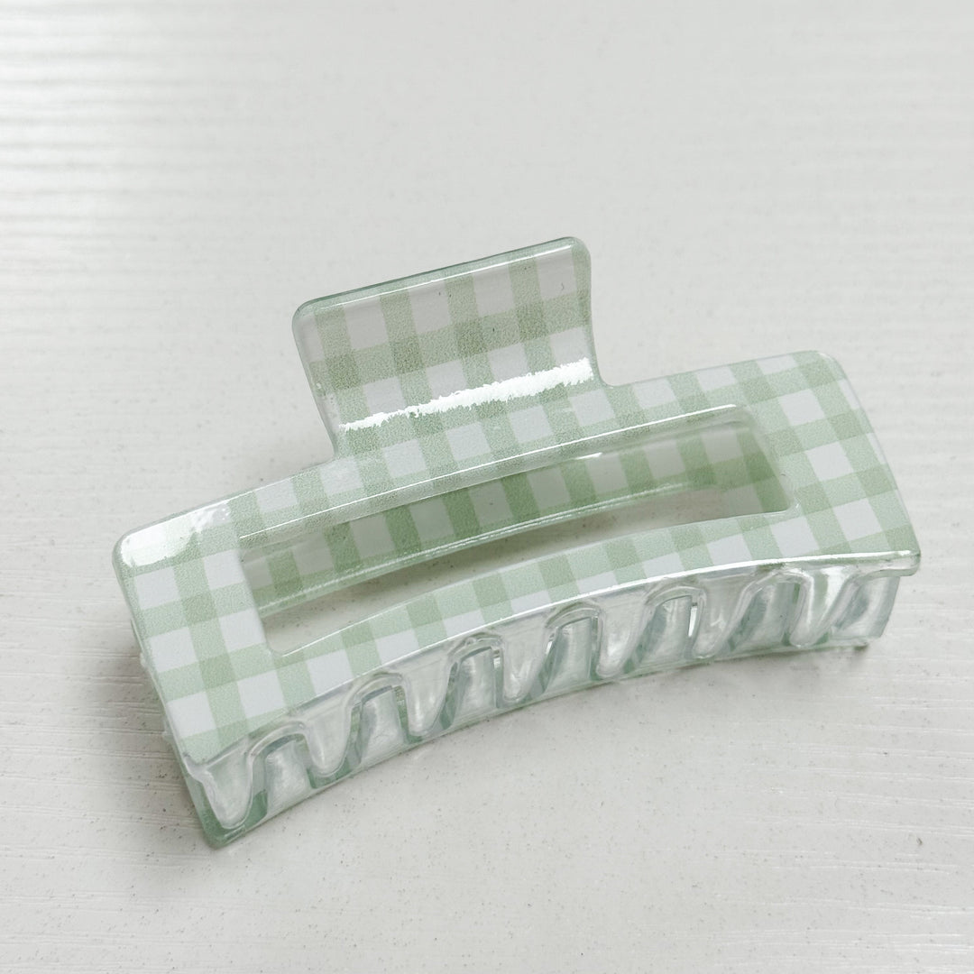 Rylee - Pastel Plaid Claw Clip