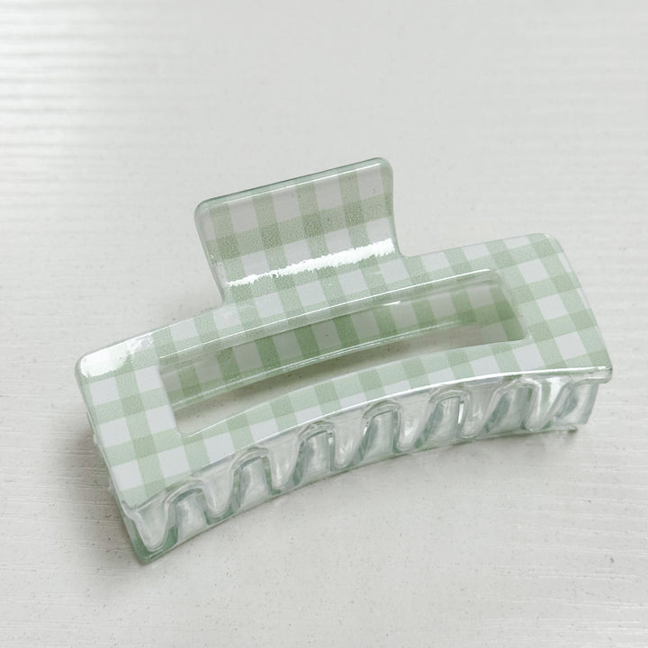 Rylee - Pastel Plaid Claw Clip
