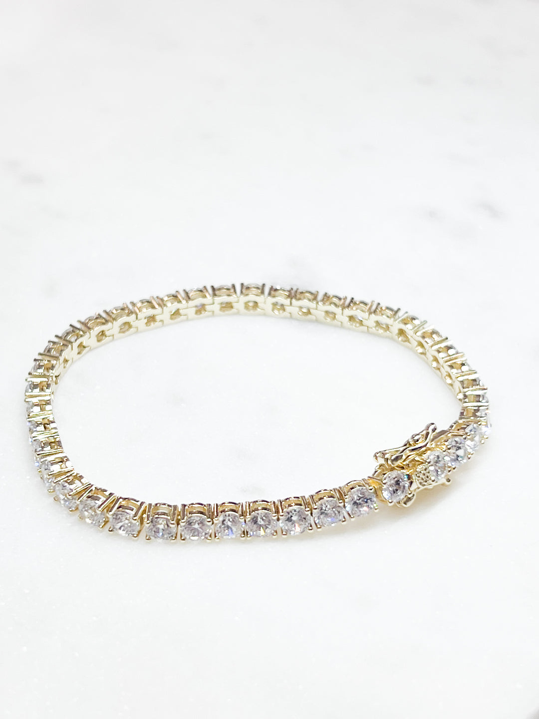 Jana - Tennis Bracelet (Gold)