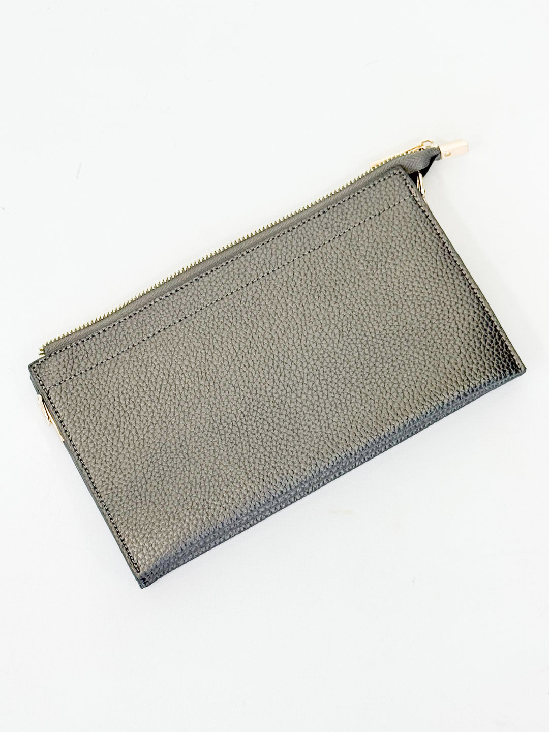 Lexie - 5 Compartment Crossbody/Wristlet (Gunmetal)