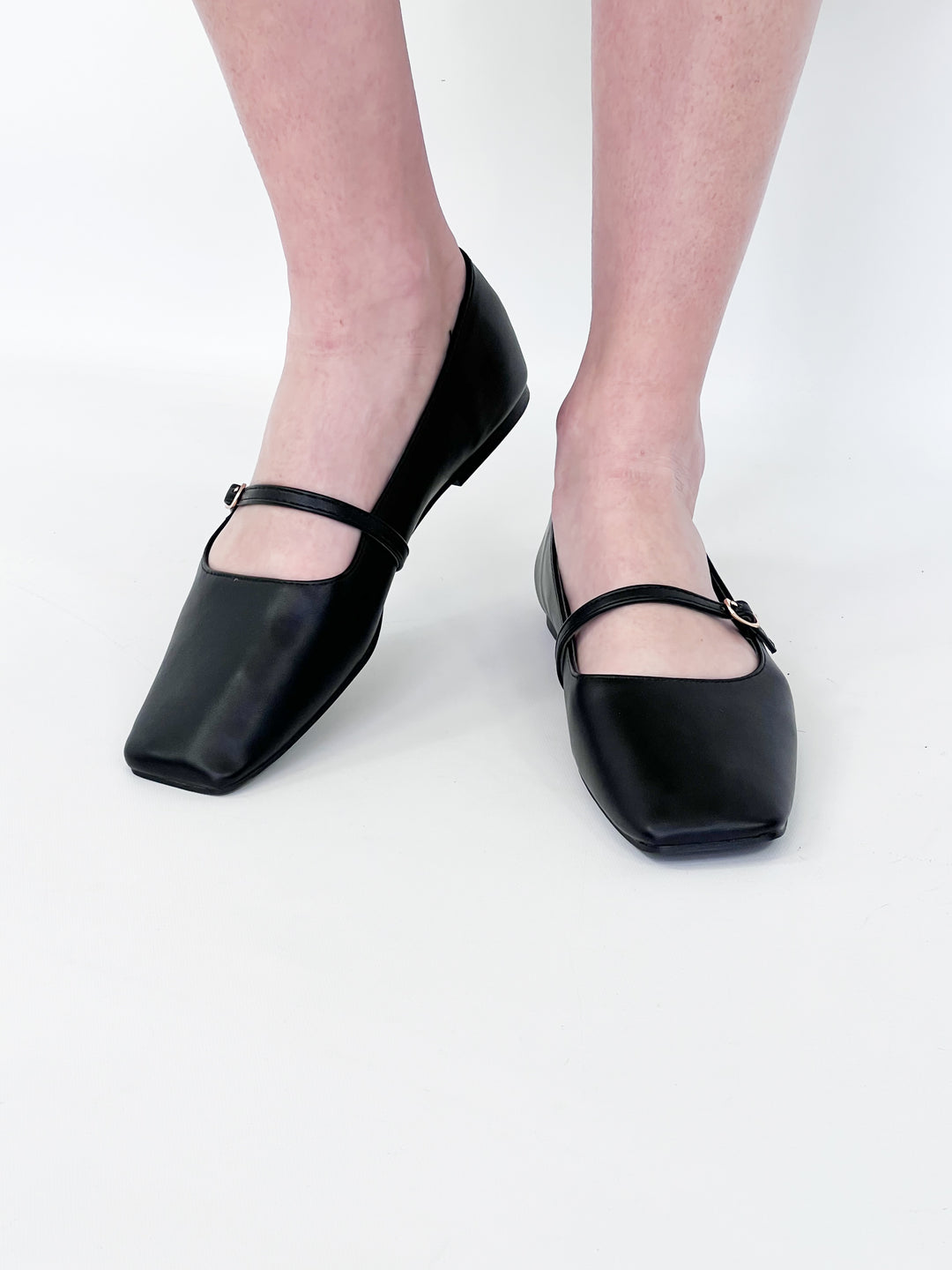 Adele - Black Mary Jane Flats