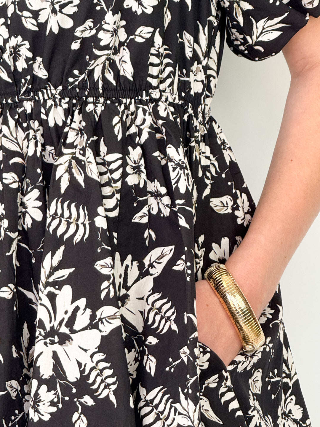 Blair - Floral Bubble Hem Dress