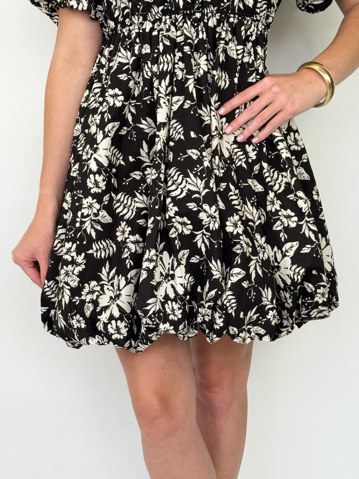 Blair - Floral Bubble Hem Dress