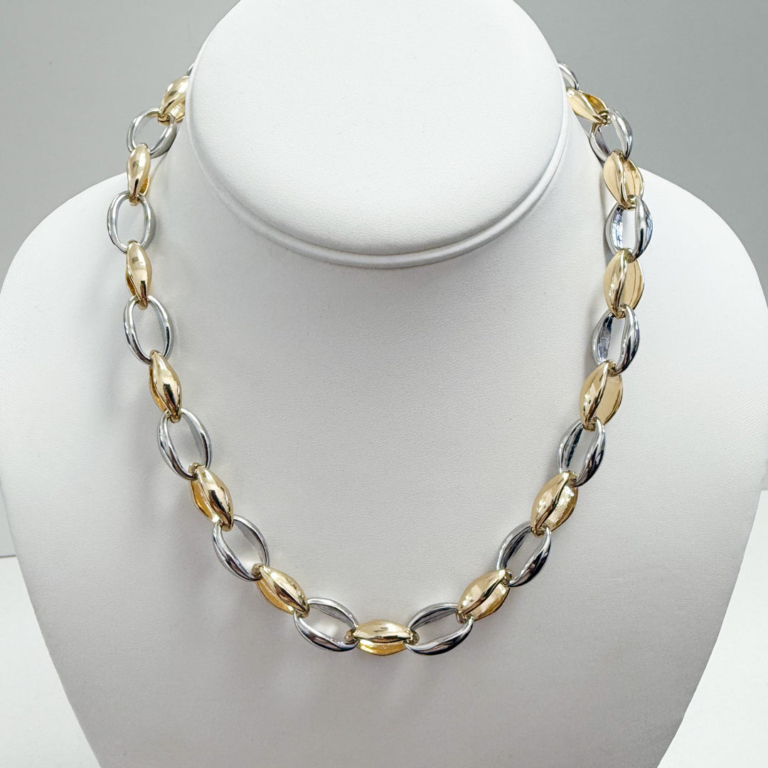Rosa - Two Toned Chain Necklace