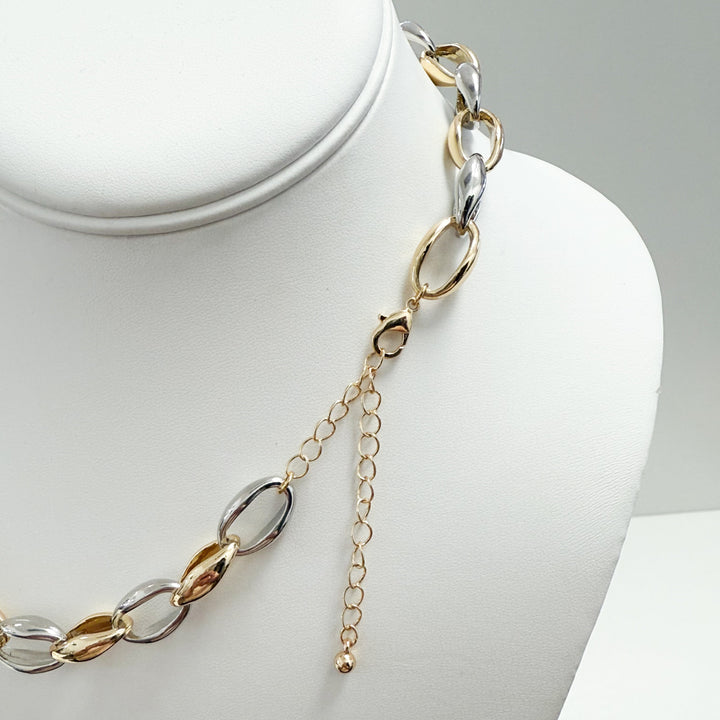 Rosa - Two Toned Chain Necklace