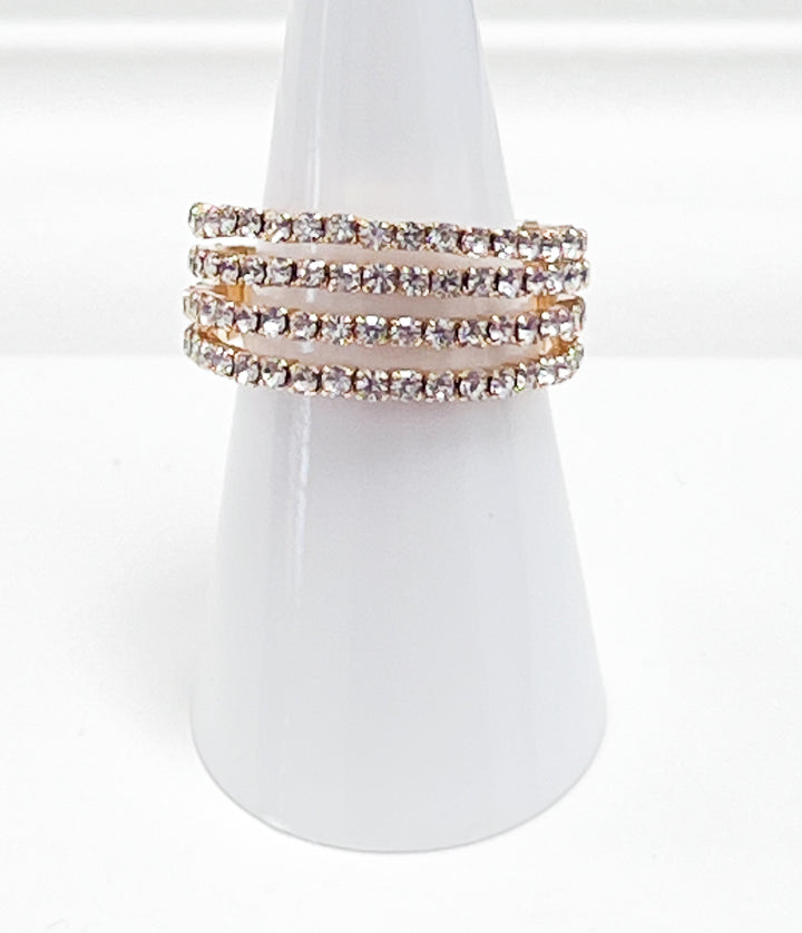 Kalani - Gold Layered Rhinestone Ring