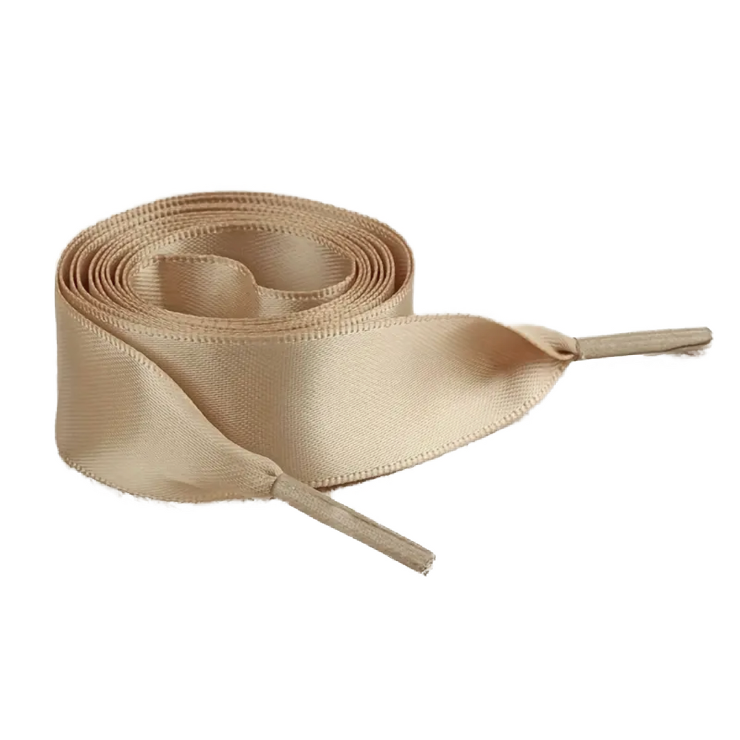 Satin Shoe Laces (Tan)