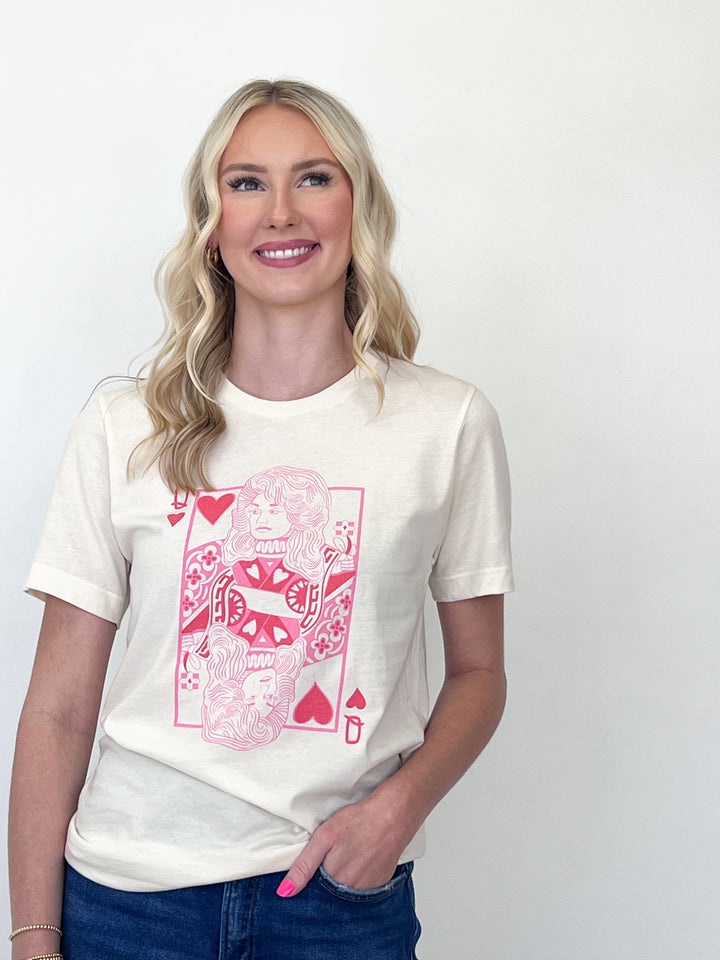 Graphic Tee - Dolly Queen of Hearts