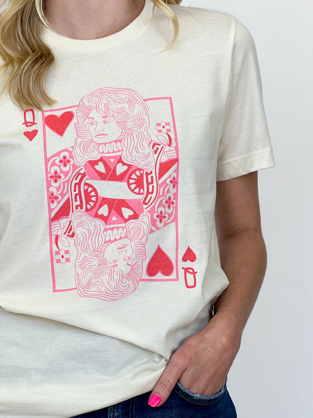 Graphic Tee - Dolly Queen of Hearts