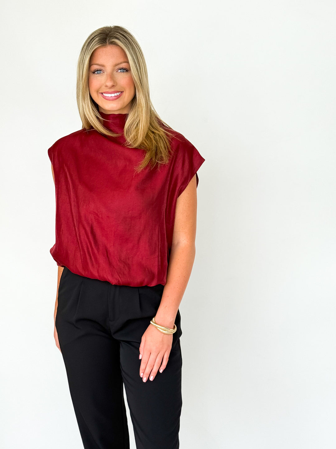 Millie - Bubble Waist Blouse