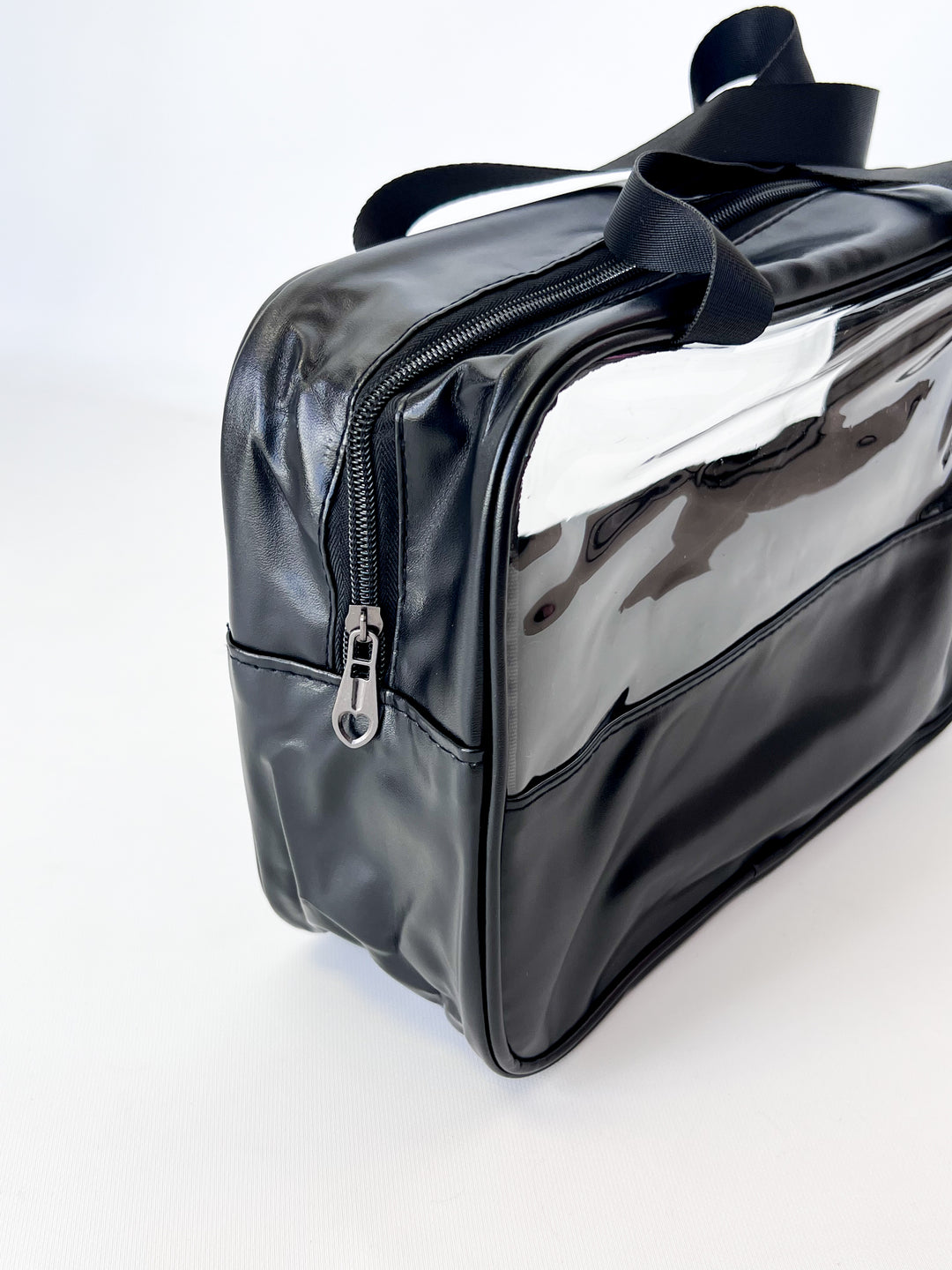 Dawn - Clear Zipper Travel Pouches (Black)