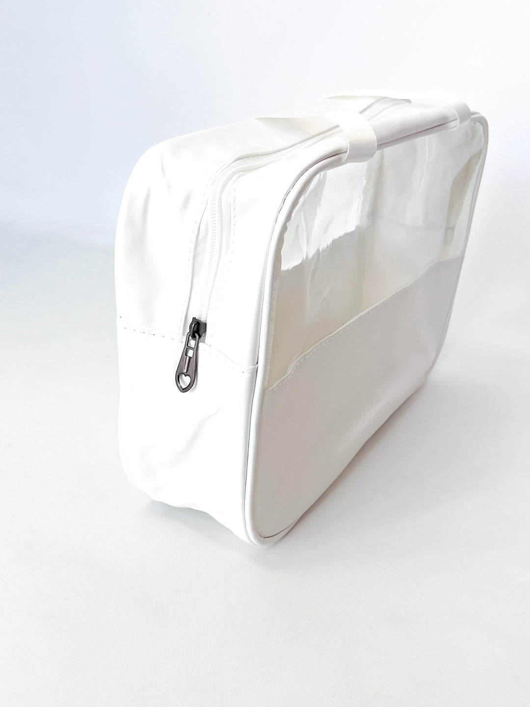 Dawn - Clear Zipper Travel Pouches (White)