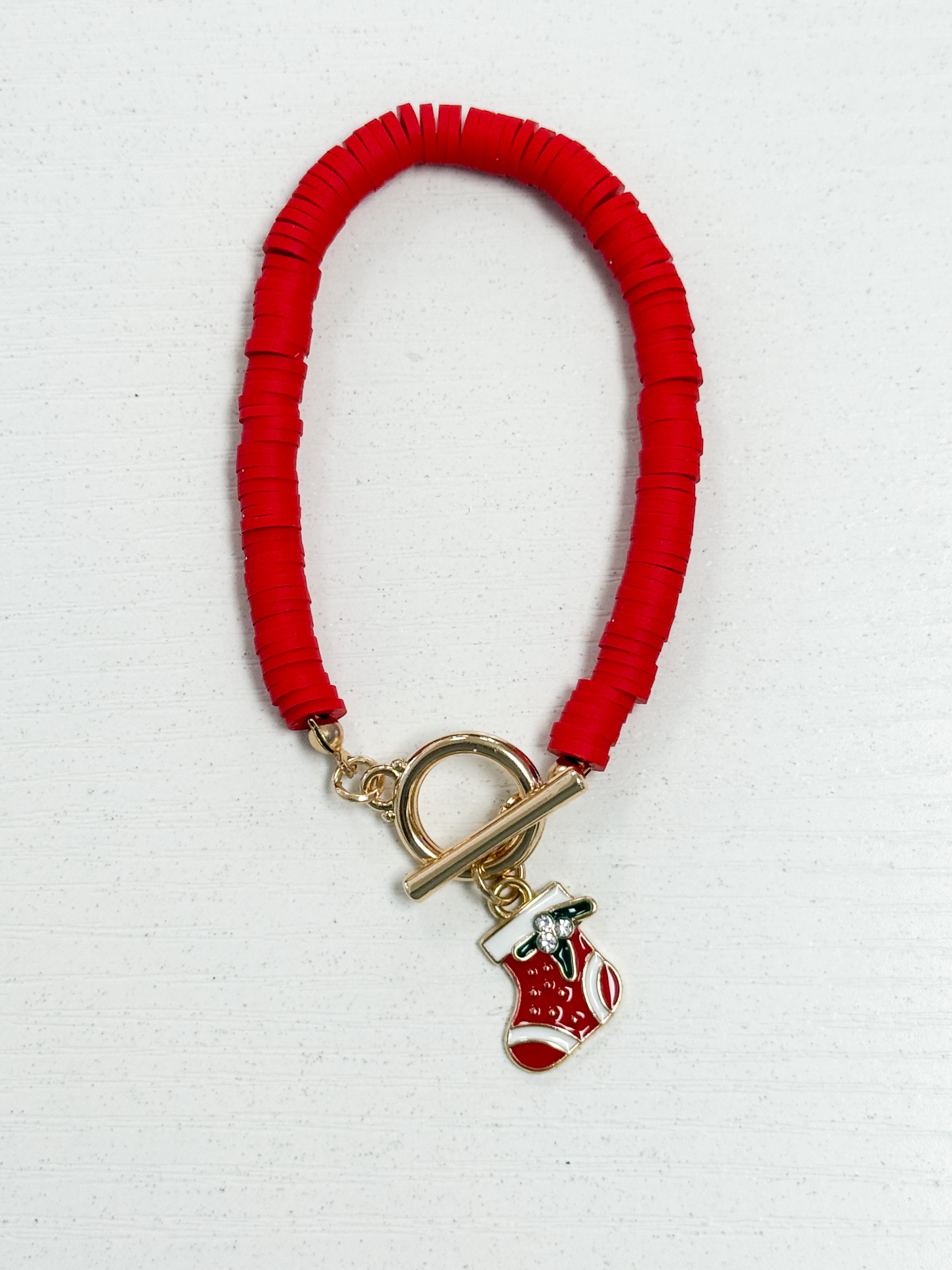 Christmas Toggle Bracelet (Stocking)