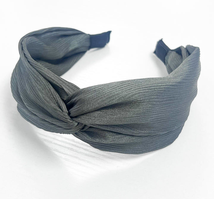 Ellie - Green Satin Headband