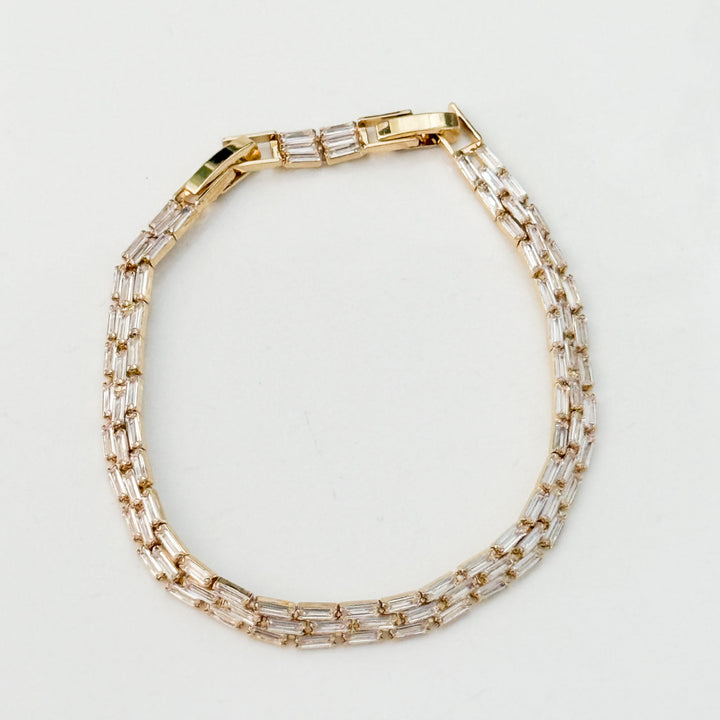 Luna - Gold Baguette Bracelet