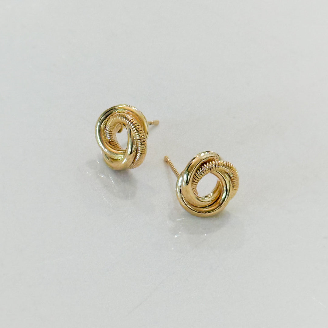 Alora - Twisted Knot Stud Earrings