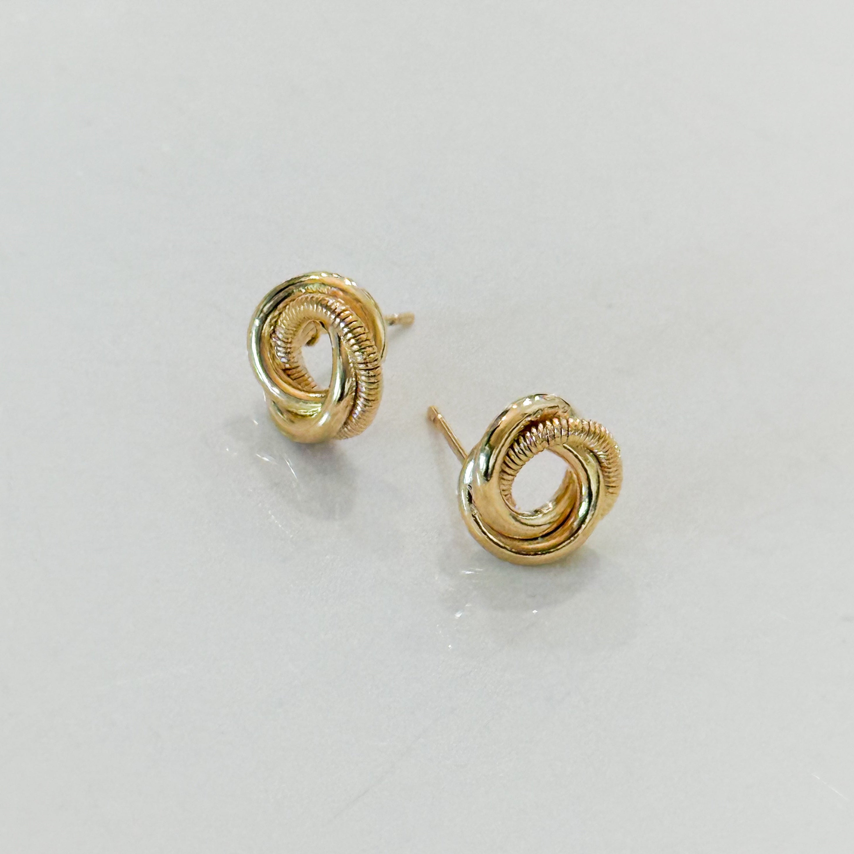 Alora - Twisted Knot Stud Earrings