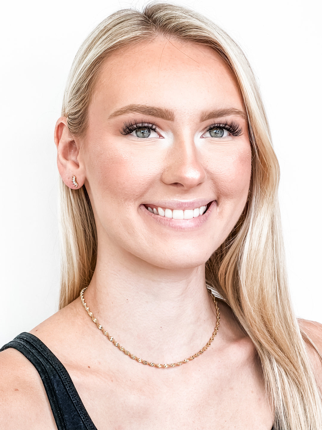 Taylor Shaye Designs - Twisted Herringbone Necklace (Gold)