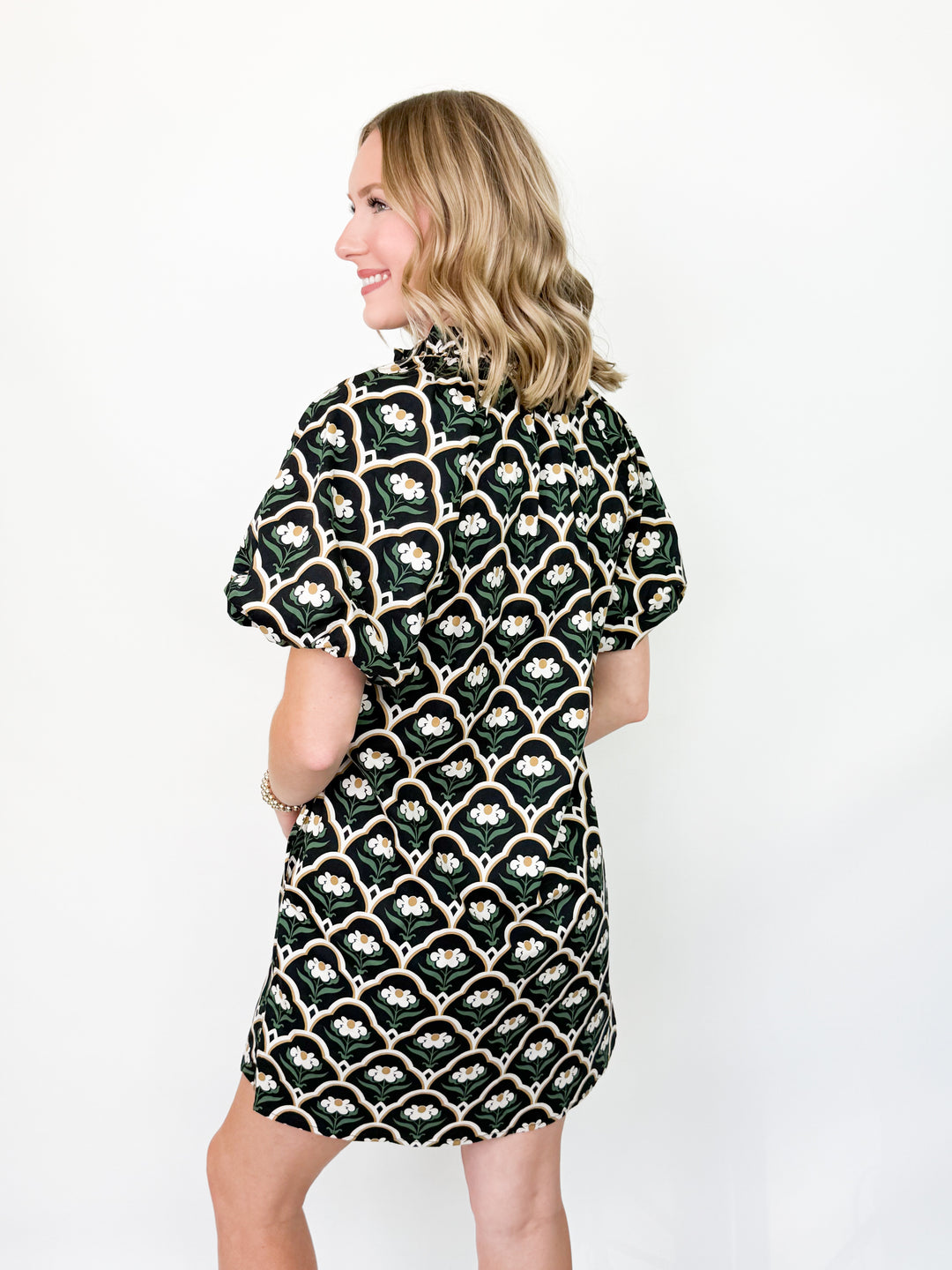 Tatum - Puff Sleeve Floral Dress