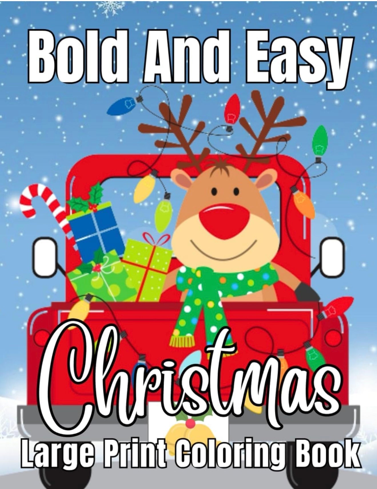 Christmas Coloring Book - Bold & Easy