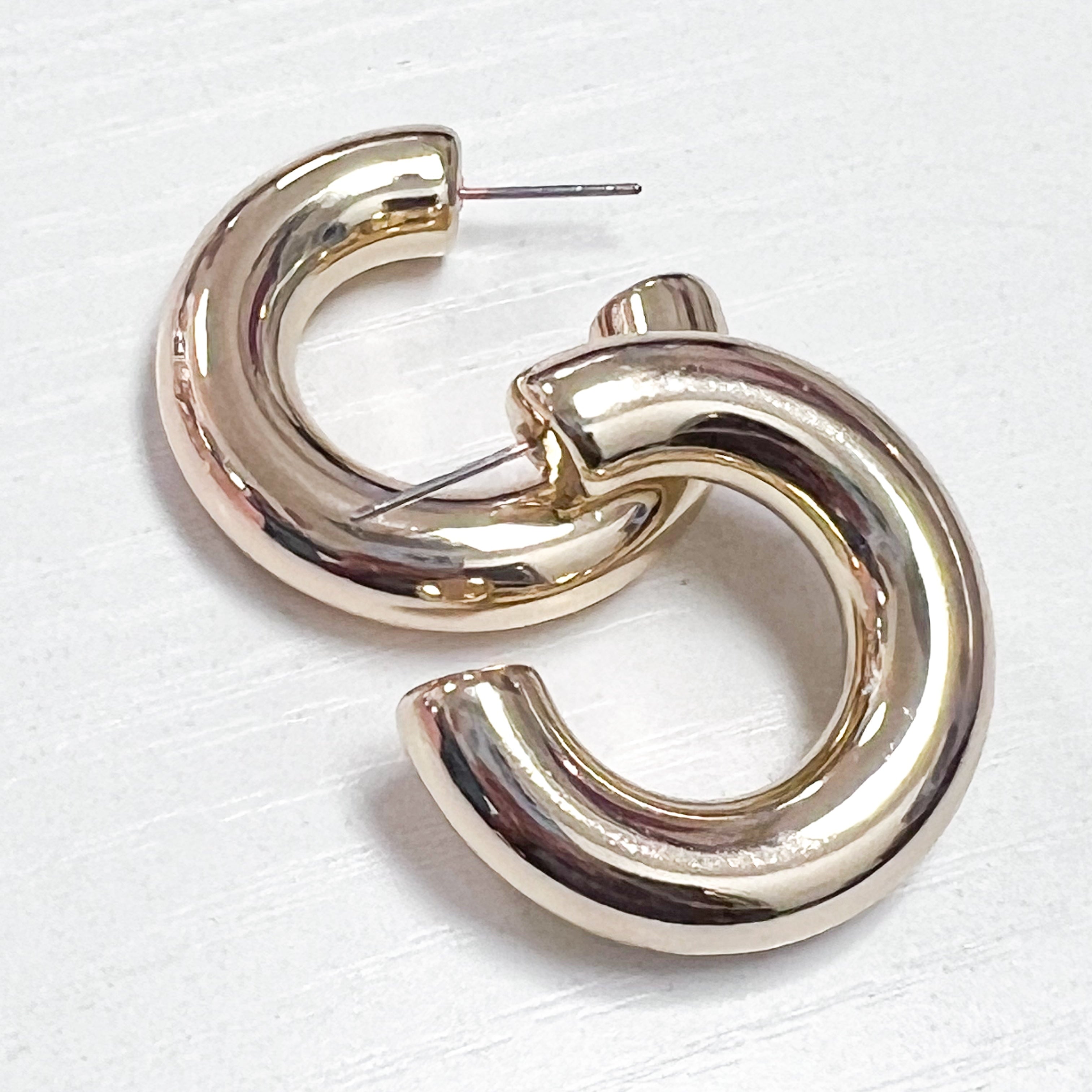 Darla - Chunky Gold Hoops