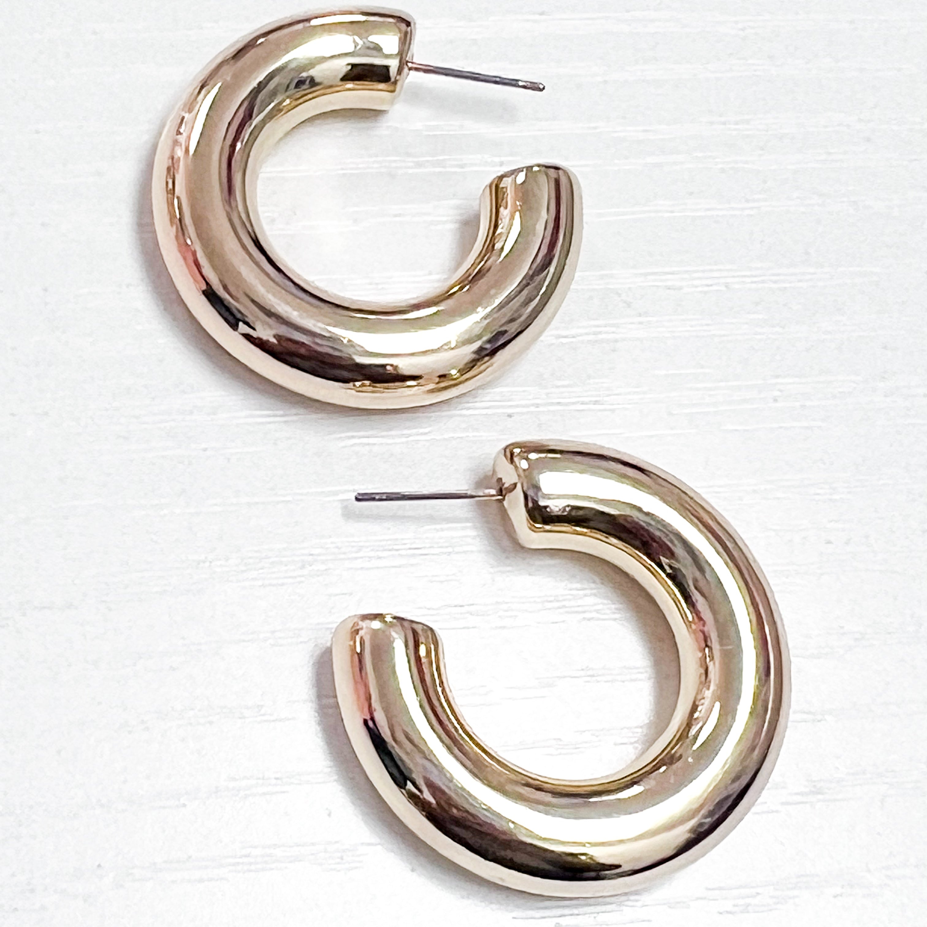 Darla - Chunky Gold Hoops