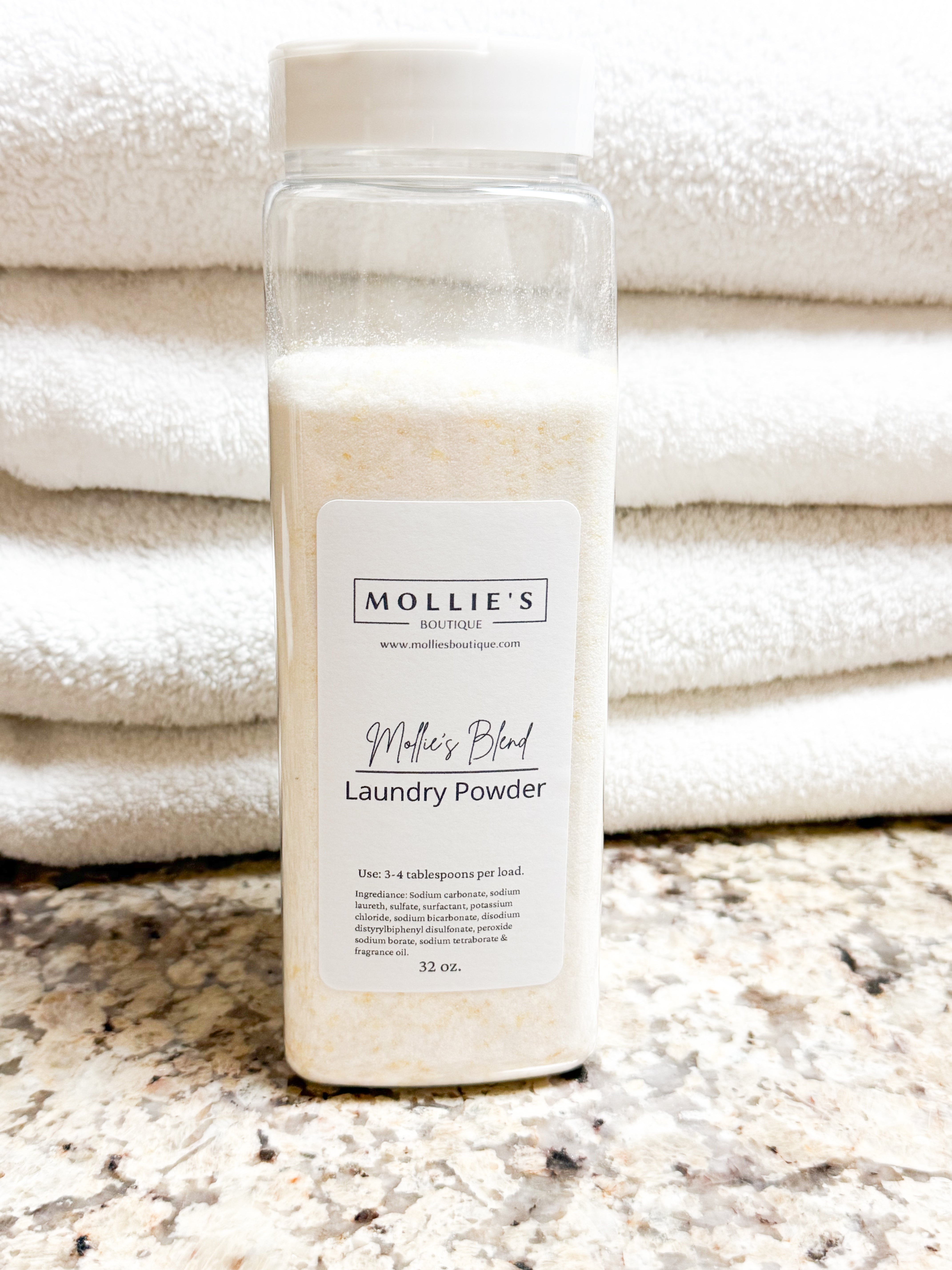 Powder Laundry Detergent - Mollie's Blend 32 oz.