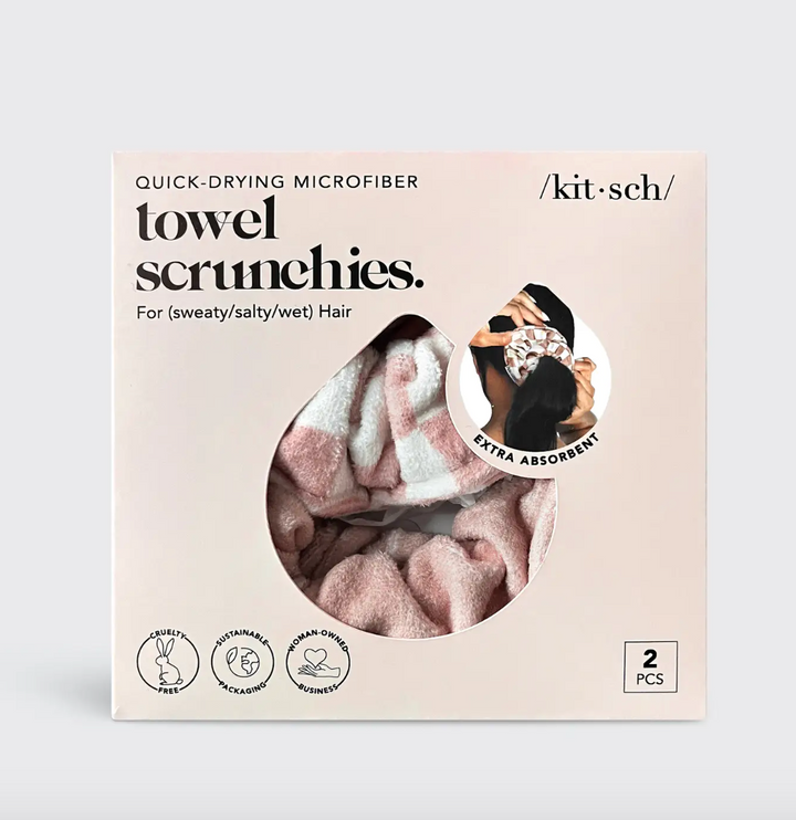 Kitsch - Microfiber Towel Scrunchies - Set of 2