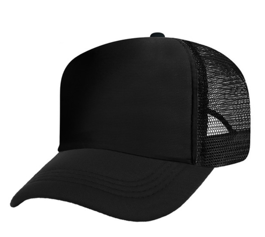 OTTO Cap - Mesh Back Trucker Hat (Black)
