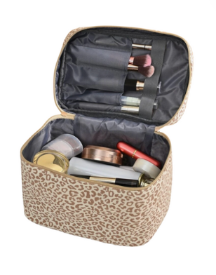 Leopard Train Case