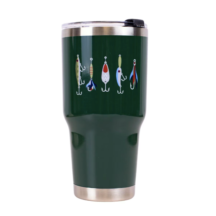 Lure Me In Dark Green Tumbler
