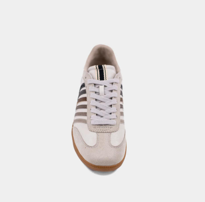 Stevie - Metallic Striped Sneakers