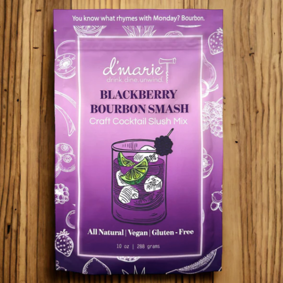 d'marie - Blackberry Bourbon Smash Cocktail Mix
