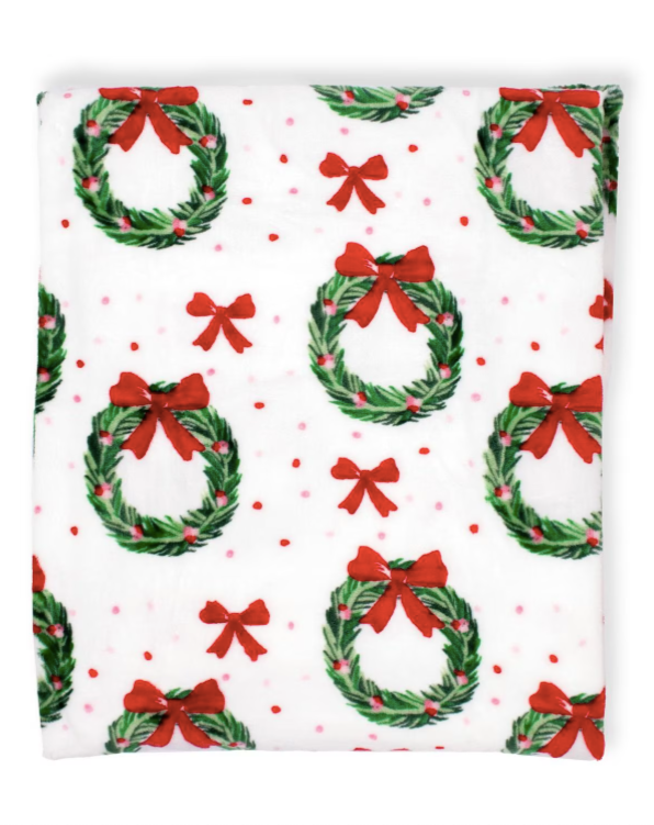 Clara Wreath Throw Blanket