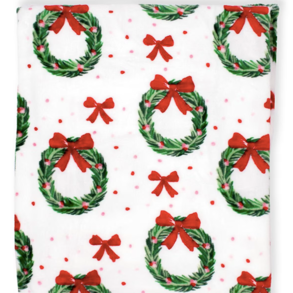 Clara Wreath Throw Blanket