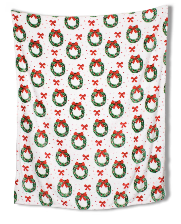 Clara Wreath Throw Blanket
