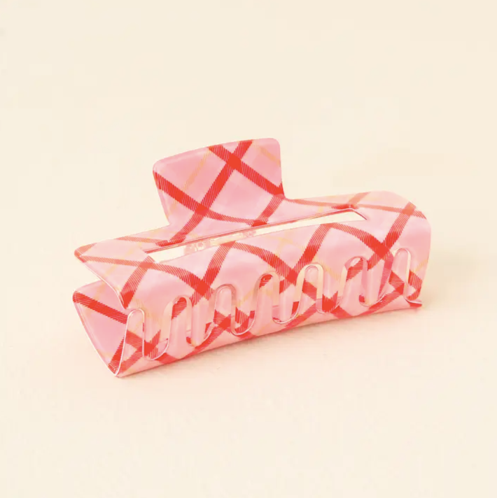 Claw Clip - Festive Plaid