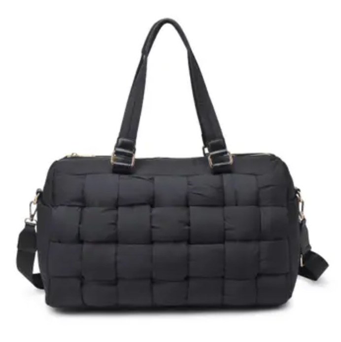 Serena - Woven Nylon Duffle Bag