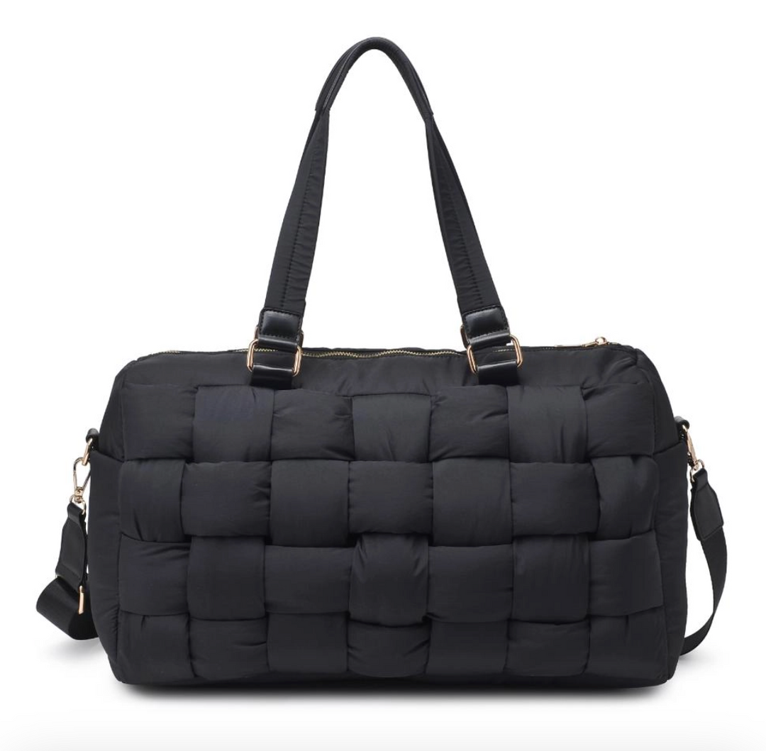 Serena - Woven Nylon Duffle Bag