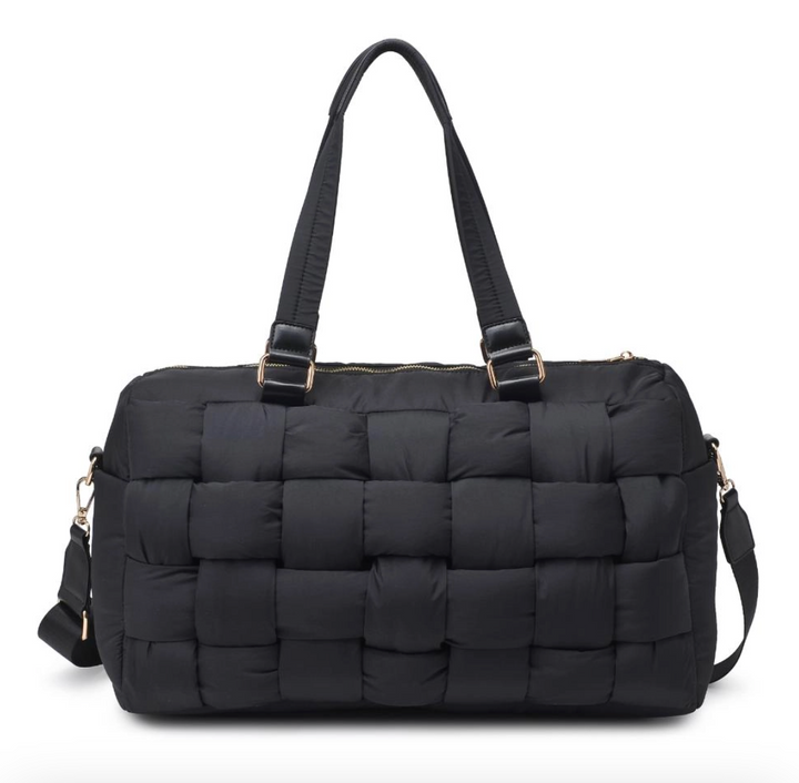 Serena - Woven Nylon Duffle Bag