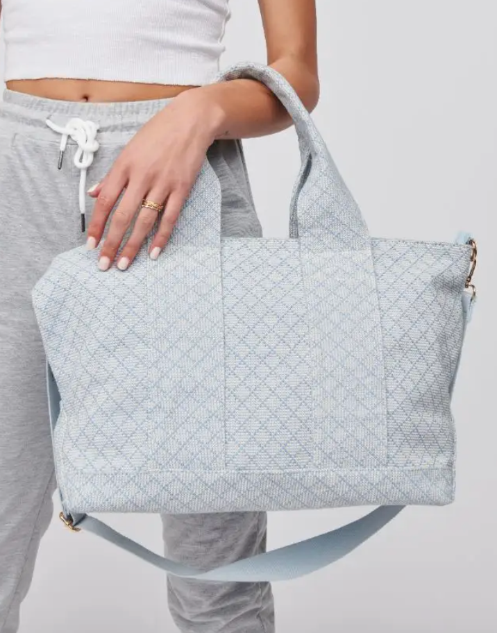 Dorret - Canvas Tote Bag (Sky Blue)