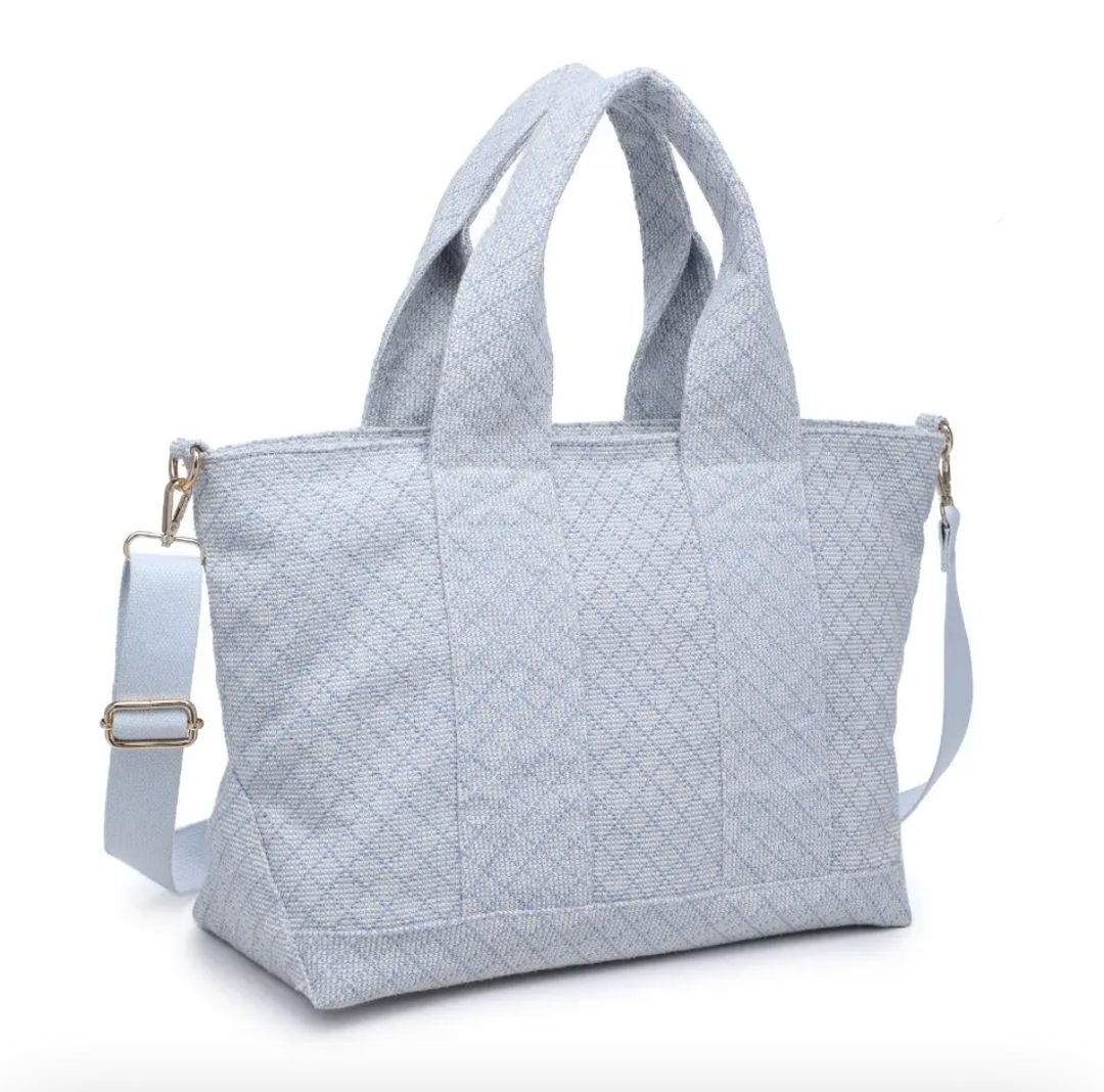 Dorret - Canvas Tote Bag (Sky Blue)