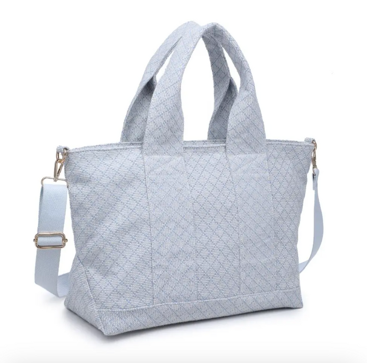 Dorret - Canvas Tote Bag (Sky Blue)