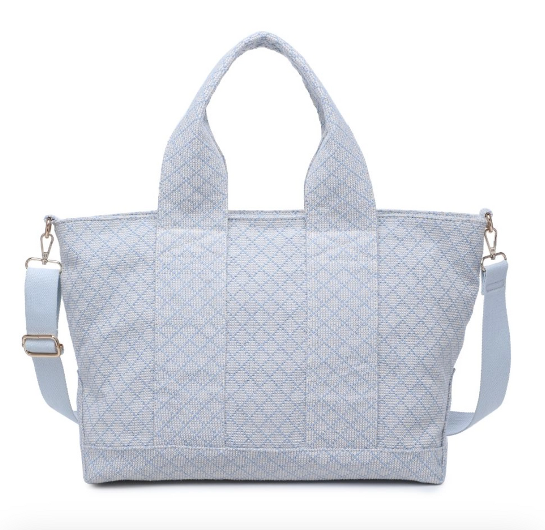 Dorret - Canvas Tote Bag (Sky Blue)