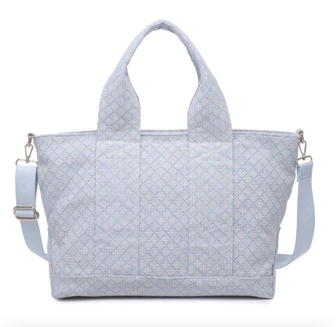 Dorret - Canvas Tote Bag (Sky Blue)