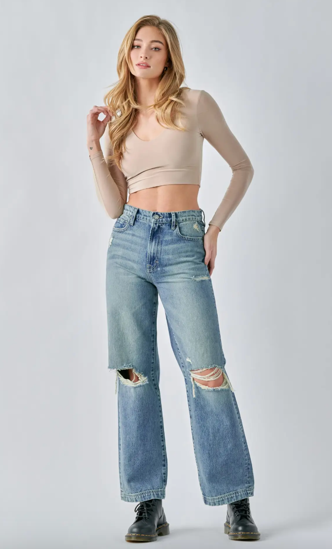 Logan - High Rise Dad Jean