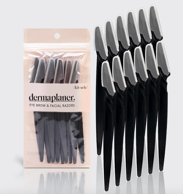 Kitsch - Dermaplaner 12 pack (Black)